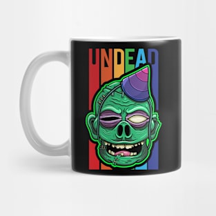 Rainbow Undead Zombie Party | Colorful Halloween Mug